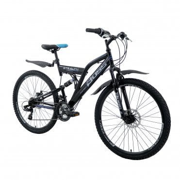 Boss Stealth 26 Mountain Bike - Black/Blue