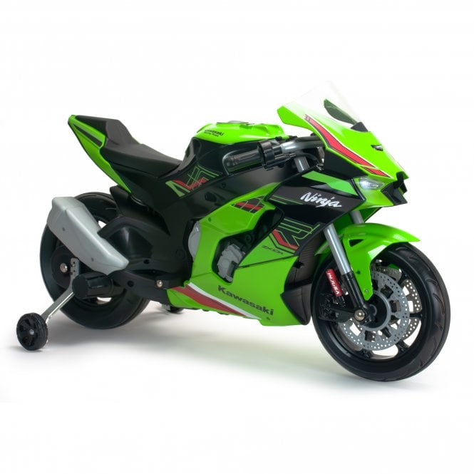 Kawasaki Kids Ninja 12V Battery Powered Electric Motorbike Ride On - Ages 3+
