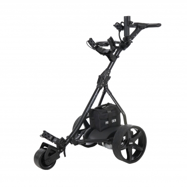 Pro Rider 36 Hole Electric Golf Trolley - Black/Black