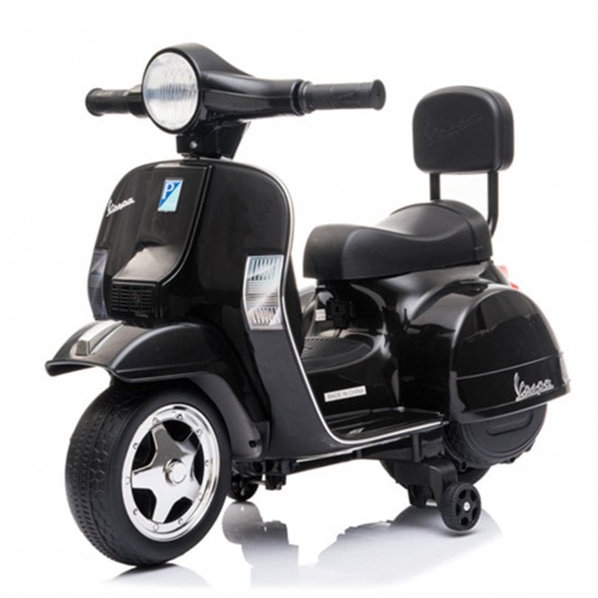 Vespa 6v Battery Operated Electric Ride On - Black