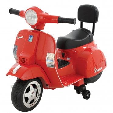 Vespa 6v Battery Operated Electric Ride On - Red